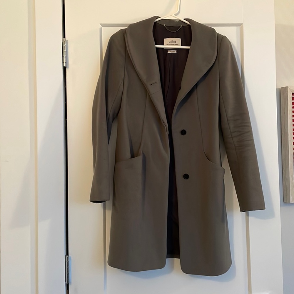 Wilfred Cocoon Wool Coat
